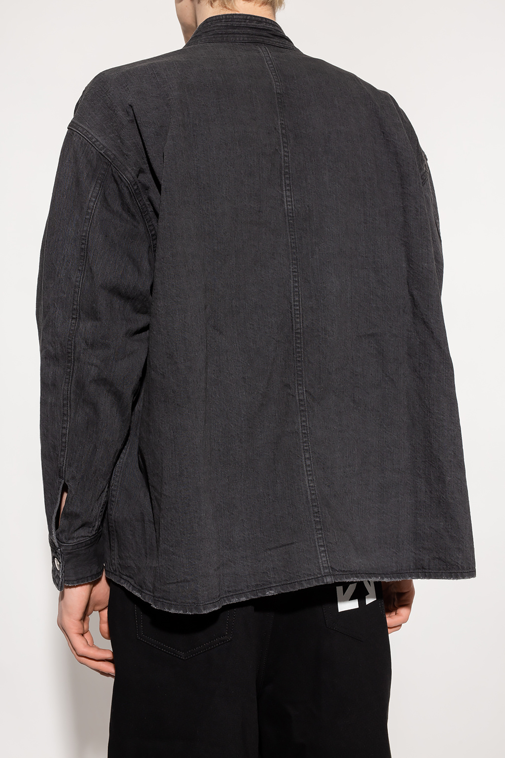 Nanushka Mog ribbed knit hoodie | Men's Clothing | Ambush Kimono